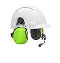 Peltor CH-5 headset m/hjelmfeste,høy lyddemping, 36 dB, Hi-Viz